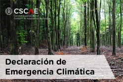 Los arquitectos declaran la emergencia climática y trabajarán para que España sea una economía de bajo impacto ambiental en 2050