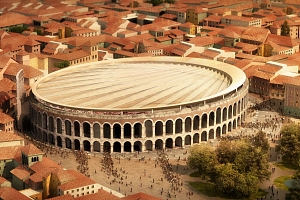 ¿Una sombrilla para la Arena de Verona?