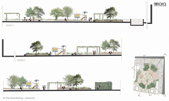 Remodelación de Plaça Roma . Valencia . València . España