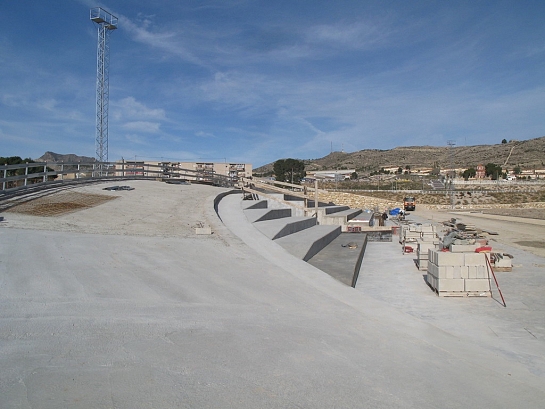 Pista de Atletismo 3D . Elda . Alacant . España