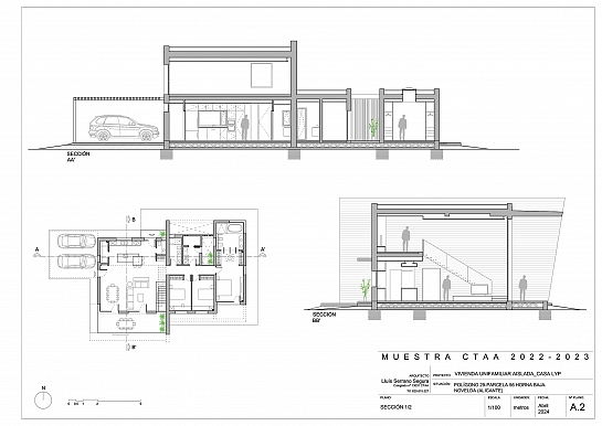 Vivienda unifamiliar aislada. Casa LyP. . Novelda . Alacant . España