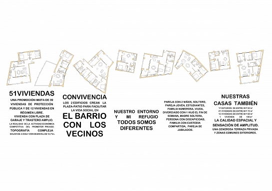 Conjunto de 51 viviendas . Alcoy . Alacant . España