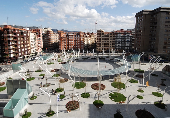 Plaza de Indautxu en Bilbao . Bilbao . Vizcaya . España