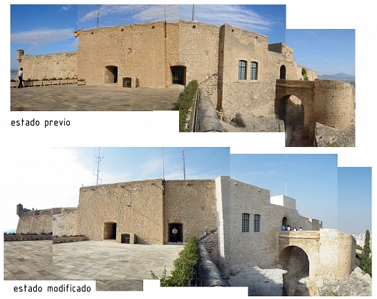 Rehabilitación y Geo-restauracion del Castillo de Santa Bárbara . Alicante . Alacant . España
