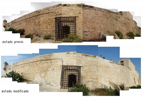 Rehabilitación y Geo-restauracion del Castillo de Santa Bárbara . Alicante . Alacant . España