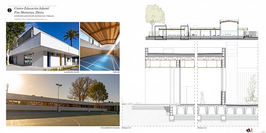 CEIP POU DE LA MUNTANYA DE DENIA . Dénia . Alacant . España