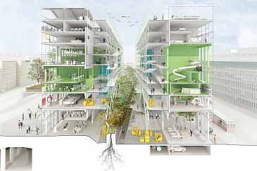 Capability Mound. Europan 15 Viena (1er Premio) . Wien . Wien . Austria