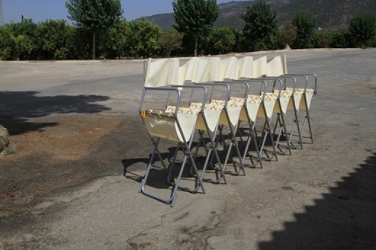 Fila de butacas plegable