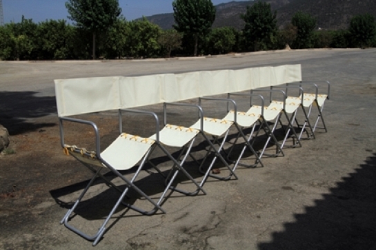 Fila de butacas plegable