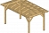 Pérgola 4 aguas 5x3m