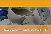 MasterFlow 960; mortero cementoso de rápido endurecimiento.