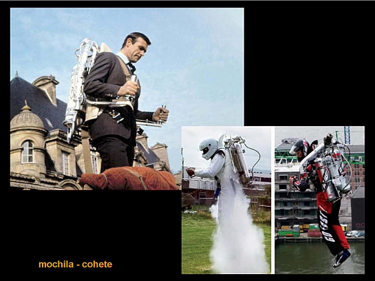 MOCHILA-COHETE lampara