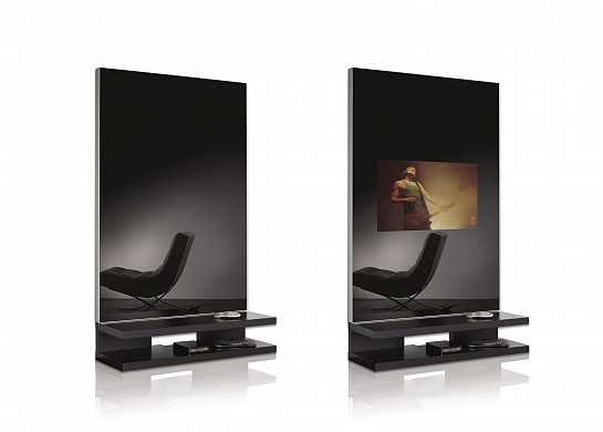 TV tras espejo
